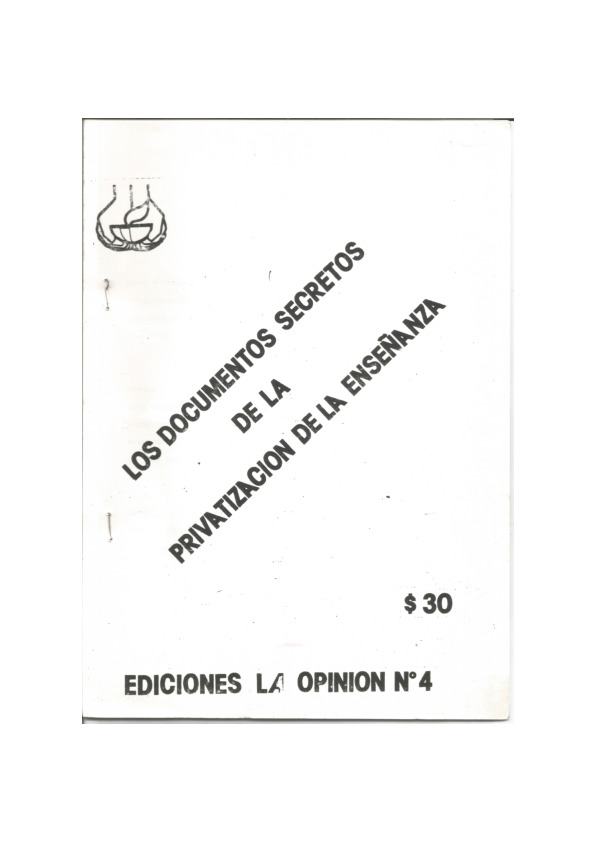 Pasquín de la Asociación Gremial de Profesores de Chile   ||    Dokument der Berufsorganisation der Lehrer_innen Chiles